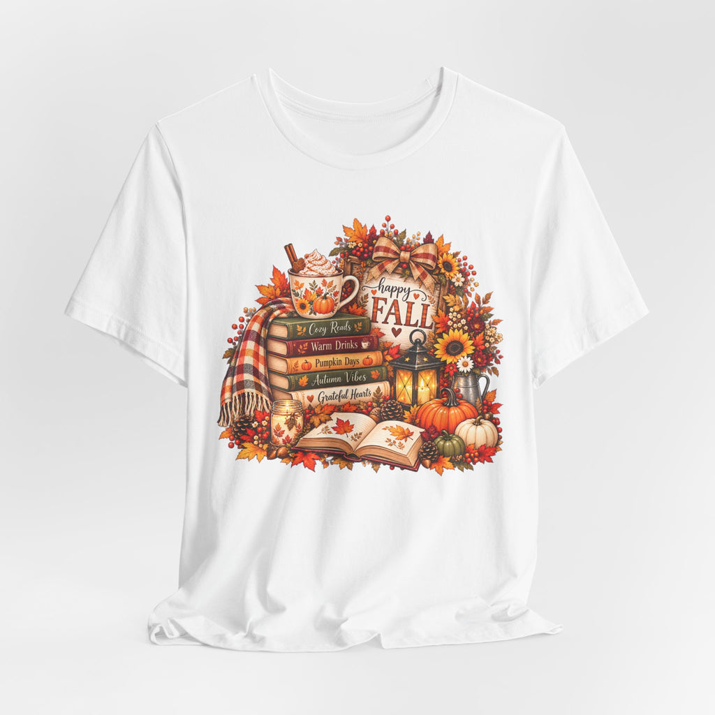 🍂 Cozy Fall Reads — Autumn Book Lover Shirt
