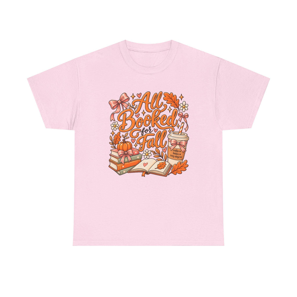 All Booked for Fall T-Shirt | Fall Reading, Pumpkins, Cozy Coffee