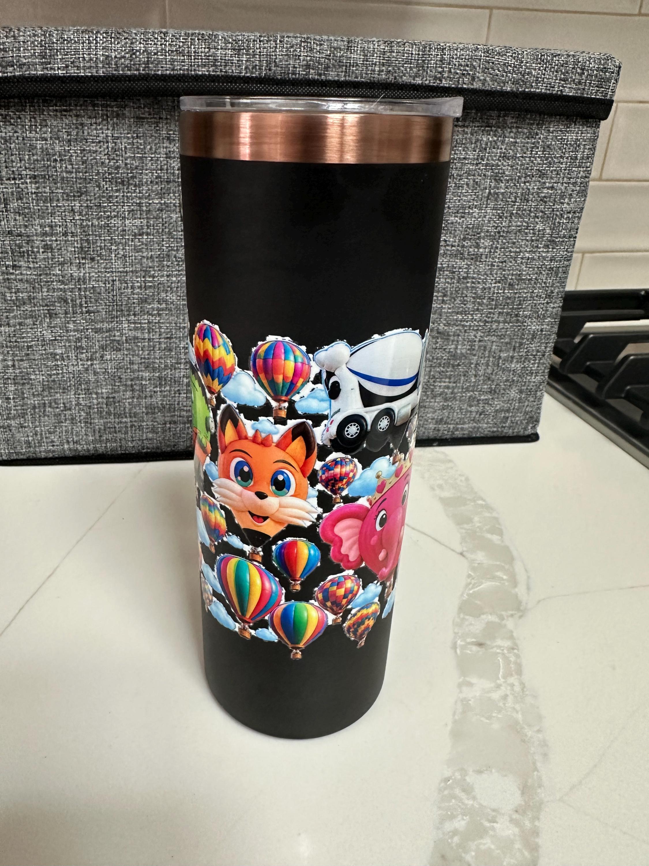 20 oz Handmade Hot Air Balloon Tumbler