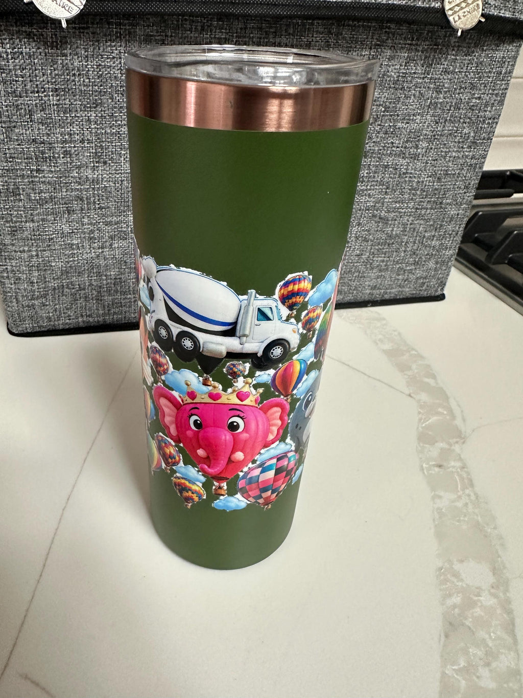 20 oz Handmade Hot Air Balloon Tumbler