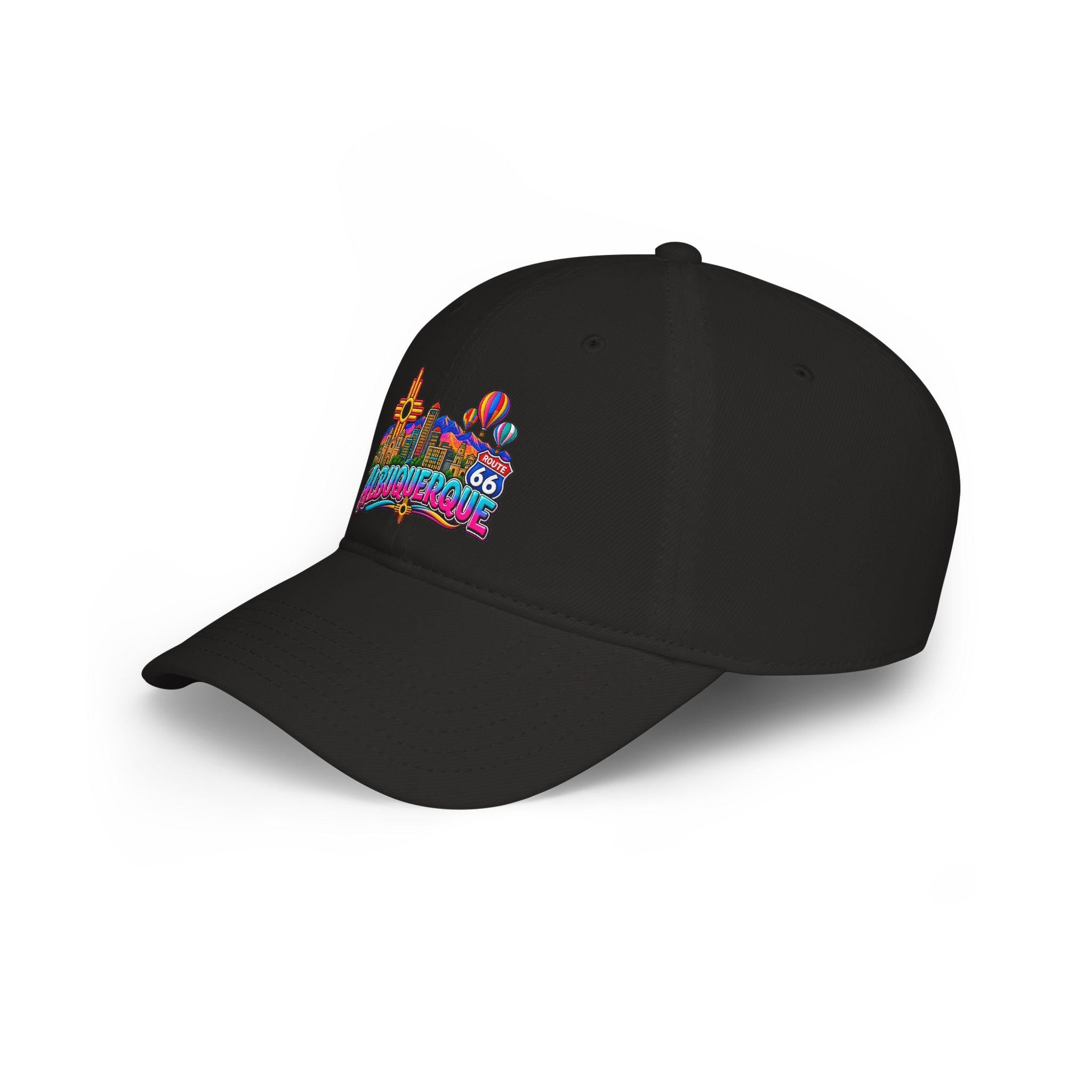 Albuquerque Neon Skyline baseball cap | Route 66, Hot Air Balloons