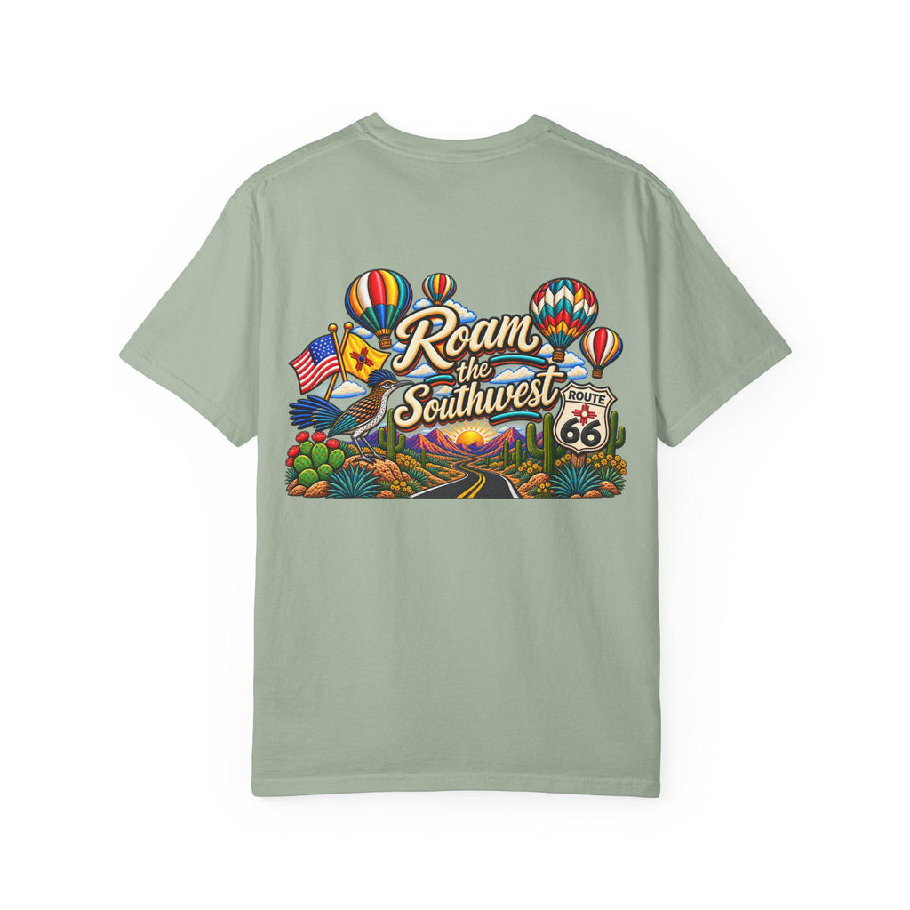Roam the Southwest T-shirt | Route 66 desert hot air balloon design