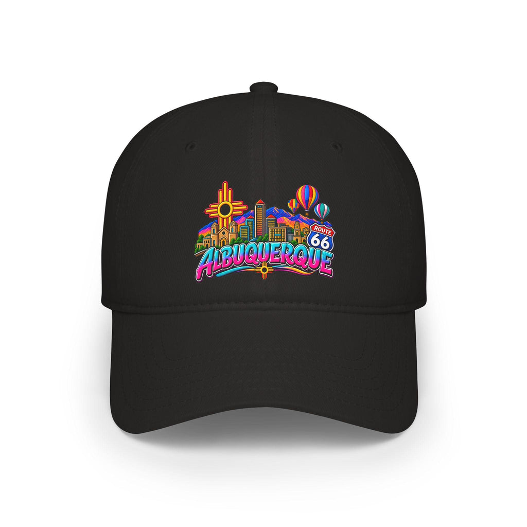 Albuquerque Neon Skyline baseball cap | Route 66, Hot Air Balloons