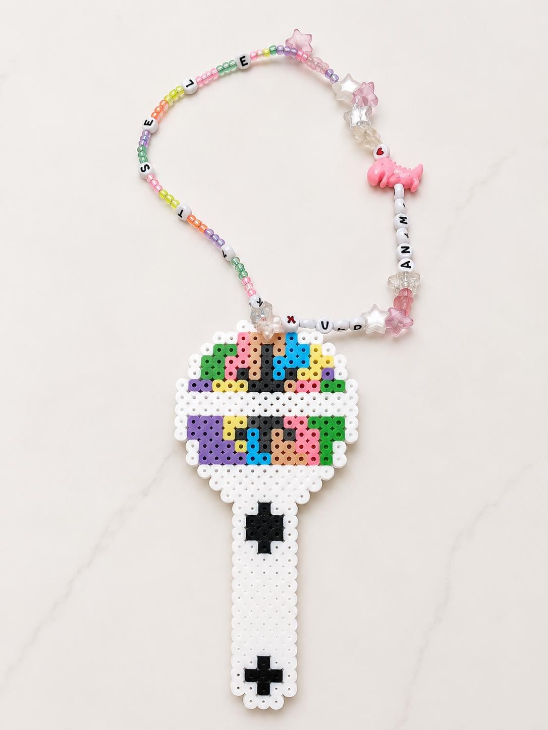 KATSEYE Inspired Handmade Light Stick Perler Beads