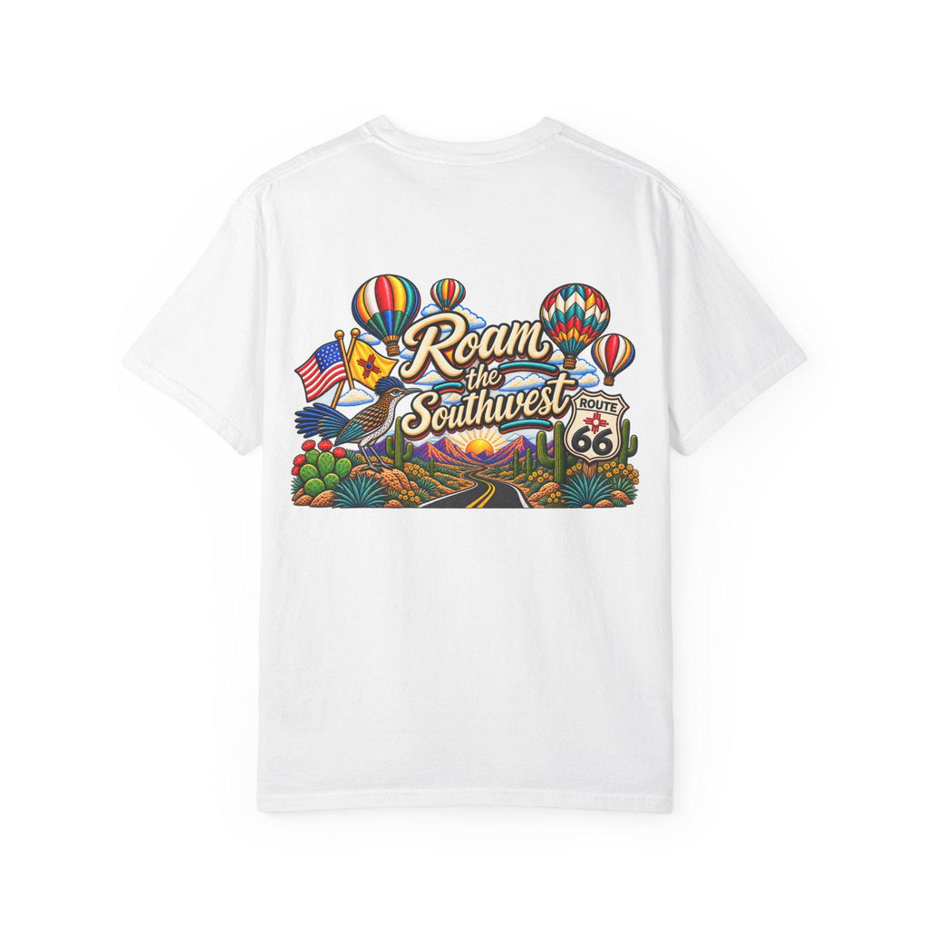Roam the Southwest T-shirt | Route 66 desert hot air balloon design