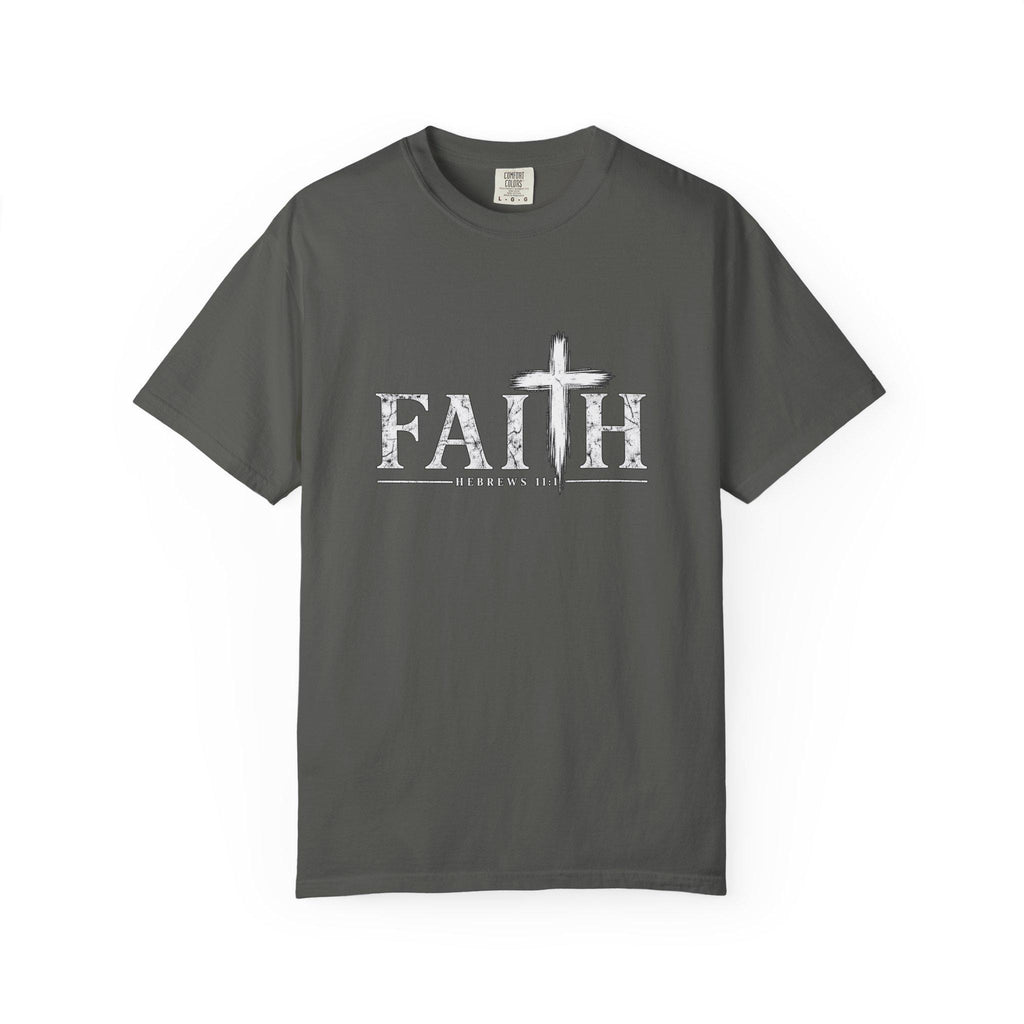 Faith cross mountain scene T-shirt | Scripture graphic tee