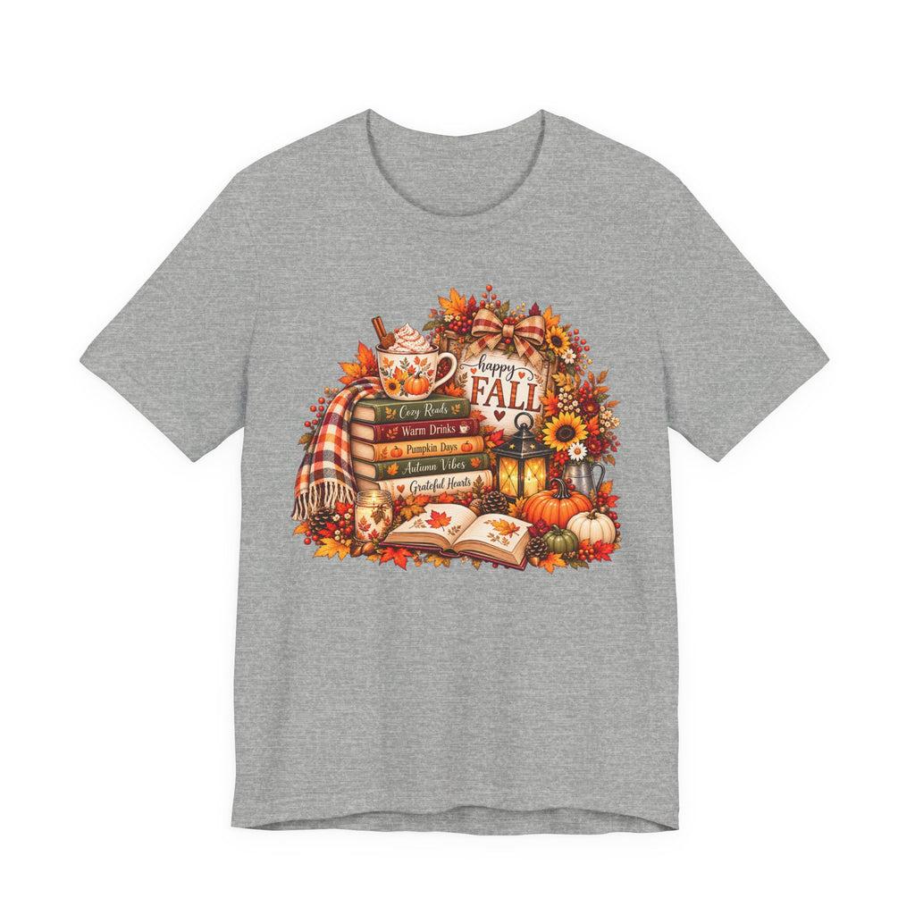 🍂 Cozy Fall Reads — Autumn Book Lover Shirt