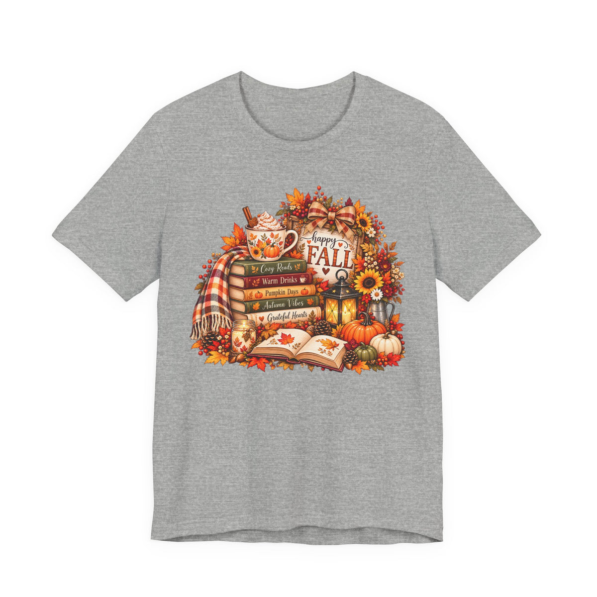 🍂 Cozy Fall Reads — Autumn Book Lover Shirt