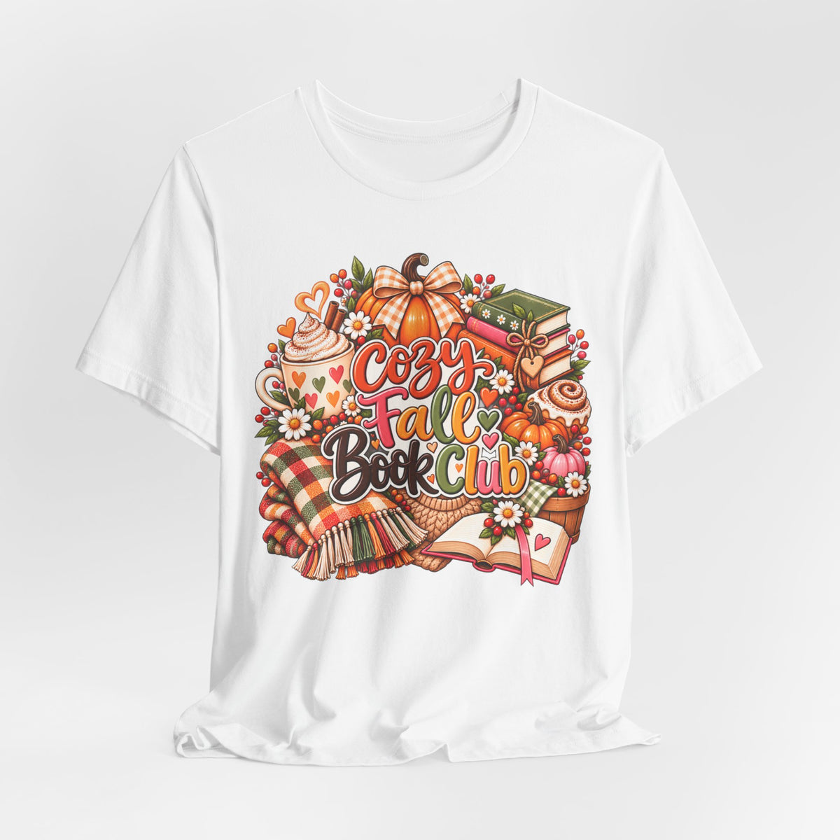 Cozy Fall Book Club Shirt | Autumn Book Lover Tee | Fall Reading Shirt