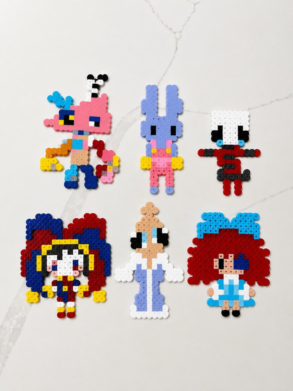 The AMAZING DIGITAL CIRCUS Pixel Art Characters