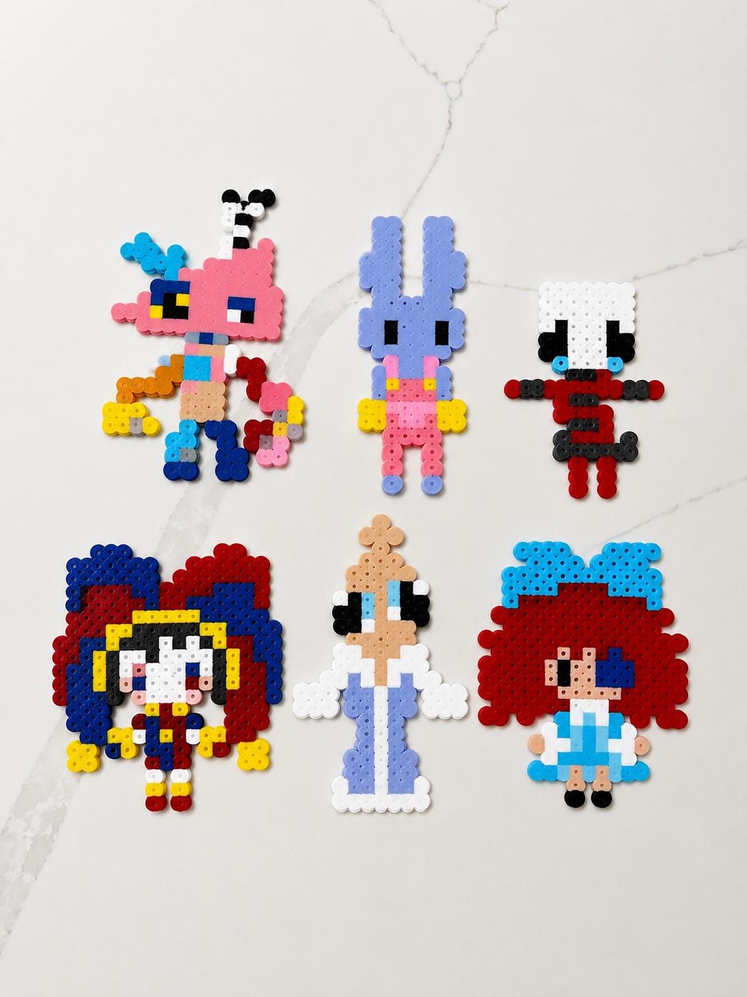 The AMAZING DIGITAL CIRCUS Pixel Art Characters