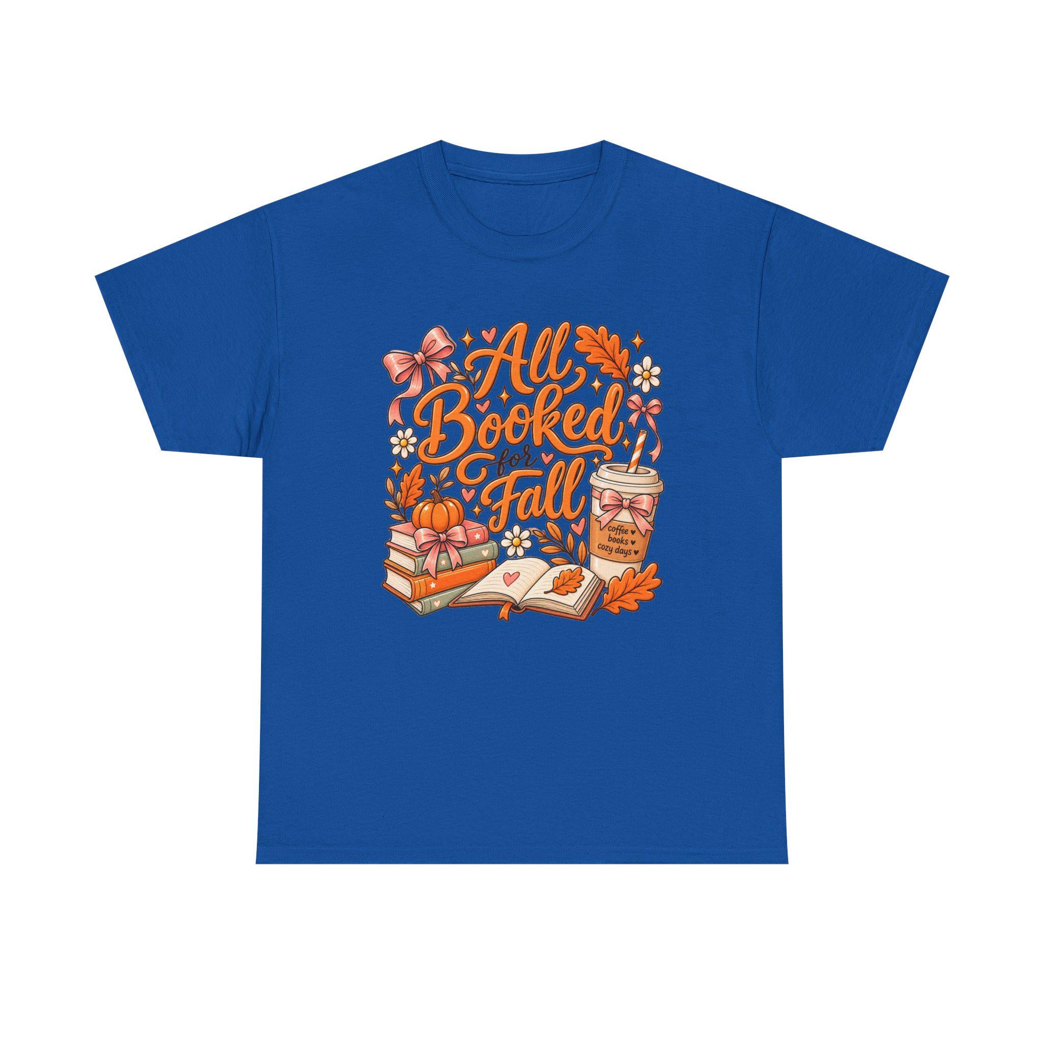All Booked for Fall T-Shirt | Fall Reading, Pumpkins, Cozy Coffee
