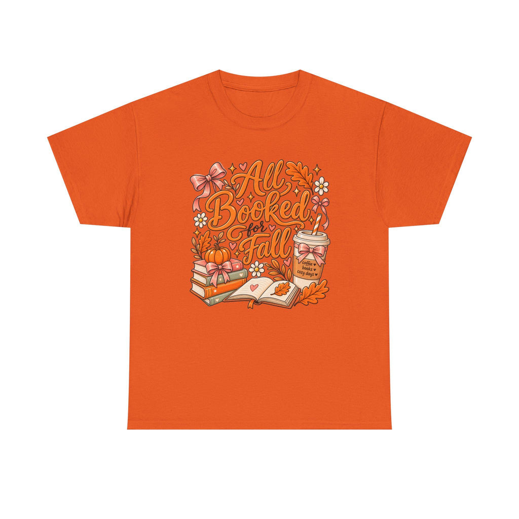 All Booked for Fall T-Shirt | Fall Reading, Pumpkins, Cozy Coffee