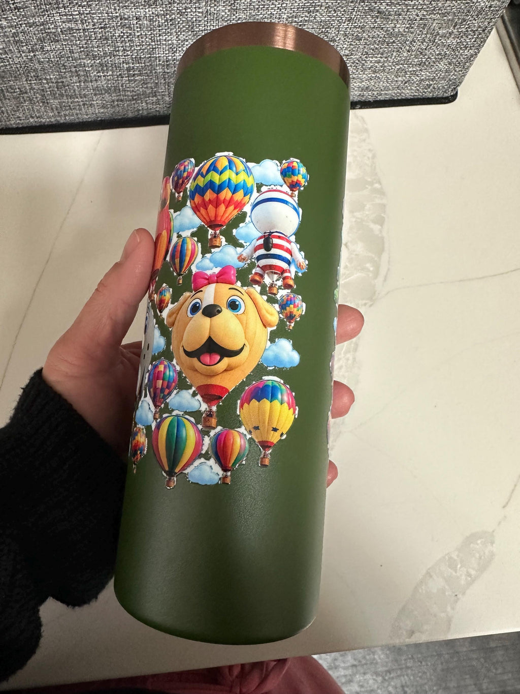20 oz Handmade Hot Air Balloon Tumbler