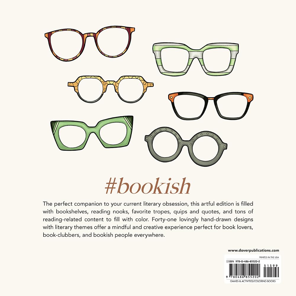📚 Bookish: The Coloring Book – A Creative Escape for Book Lovers