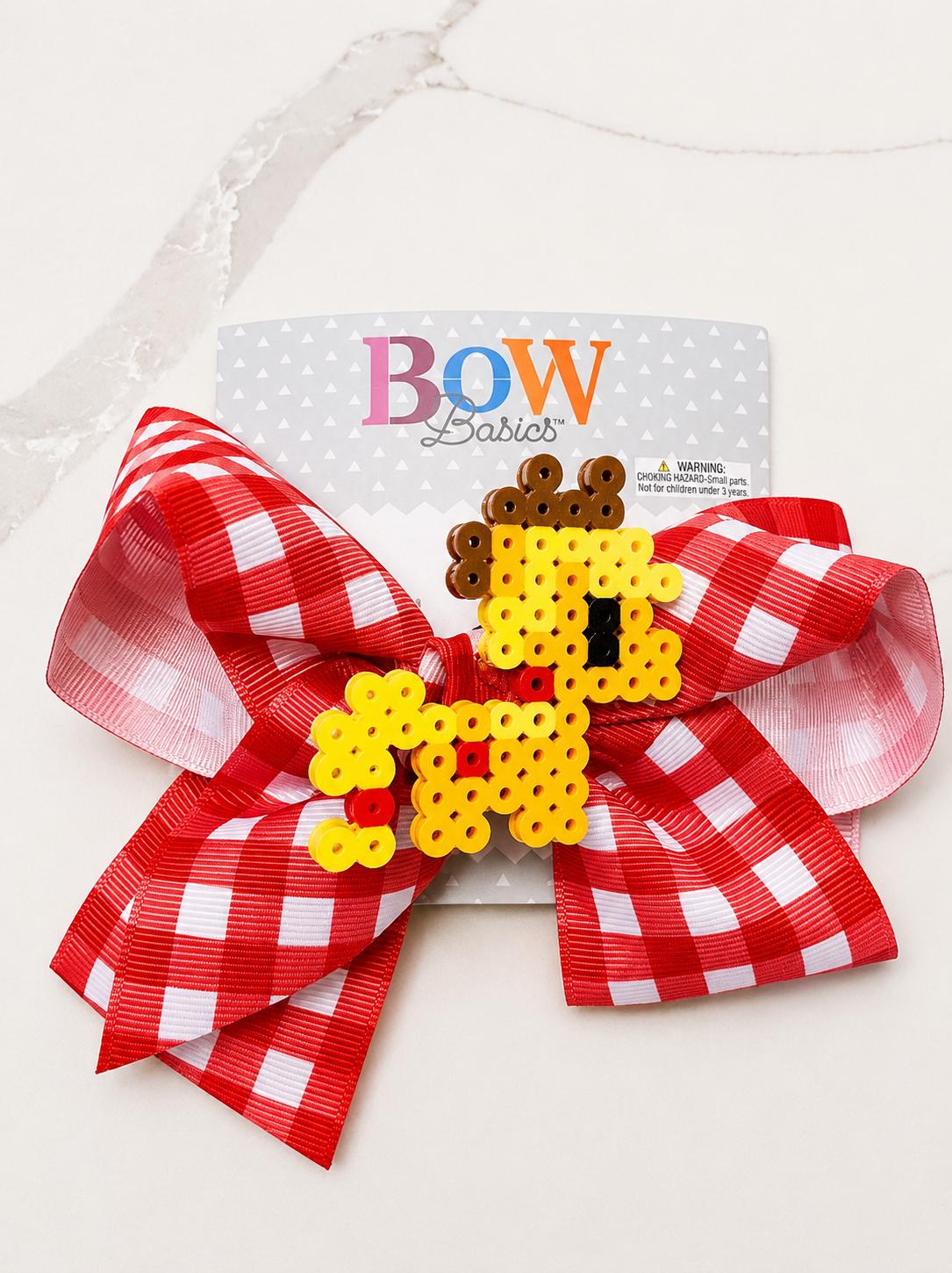 Applejack-Inspired Handmade Hair Bow