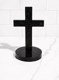 Black Handmade Resin Cross