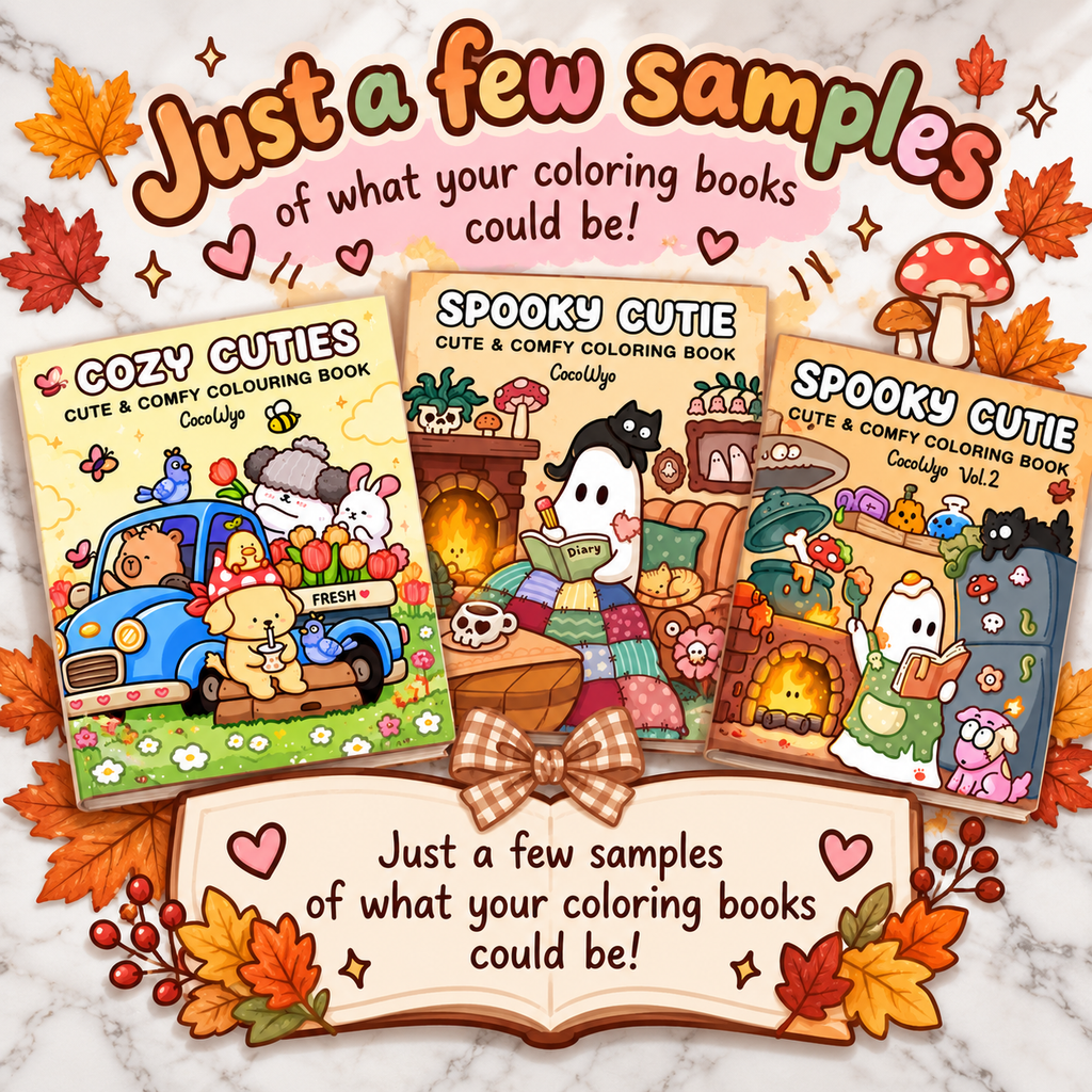 🍂 Fall Date with a Coloring Book