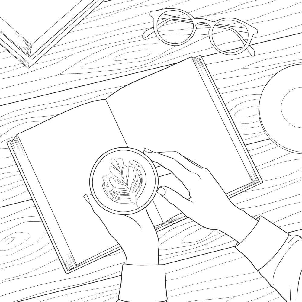 📚 Bookish: The Coloring Book – A Creative Escape for Book Lovers