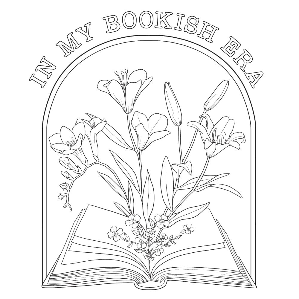📚 Bookish: The Coloring Book – A Creative Escape for Book Lovers