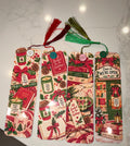 🎄📚 Christmas Cozy Reads – Handmade Bookmark Set of 4