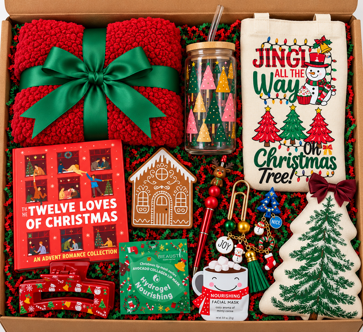 🎄❤️ The Ultimate Cozy Christmas Romance & Self-Care Box