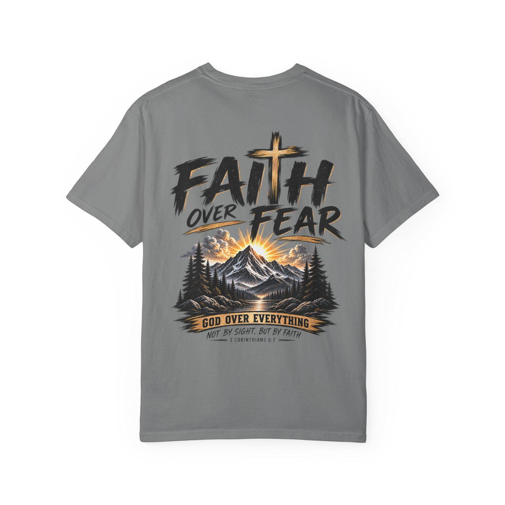 Faith Over Fear Pray Trust Stand T-shirt | Christian Scripture Ephesians 6:10
