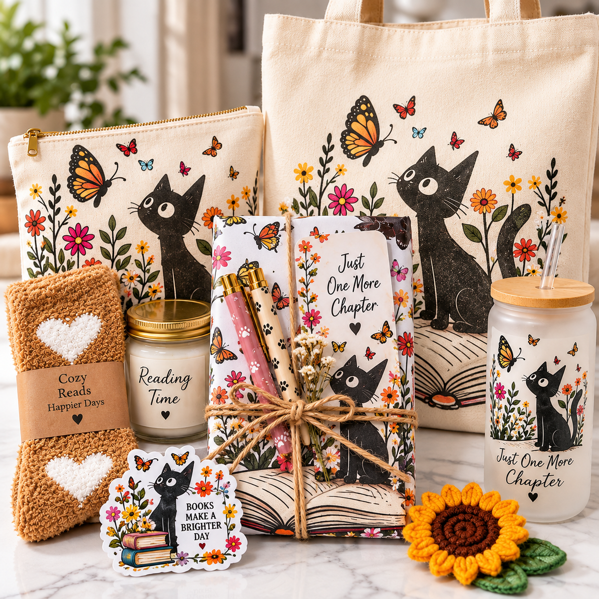 🐈📚 Cat Lover’s Cozy Reading Gift Box