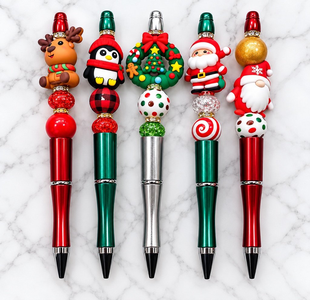 🎄✨ Christmas Holiday Pens – Festive Handmade Christmas Pens