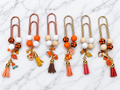 🍂📚 Handmade Fall Paperclip Bookmarks – Set of 10