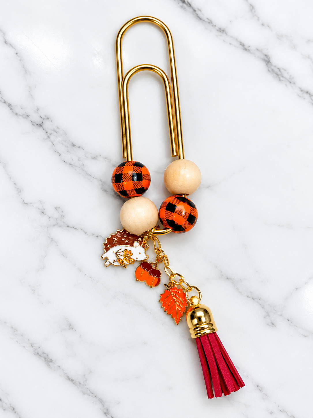 🍂📚 Handmade Fall Paperclip Bookmarks
