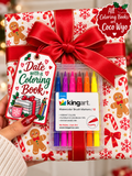 🎄 Date with a Coloring Book – Christmas Creative Gift Set 🎨❤️
