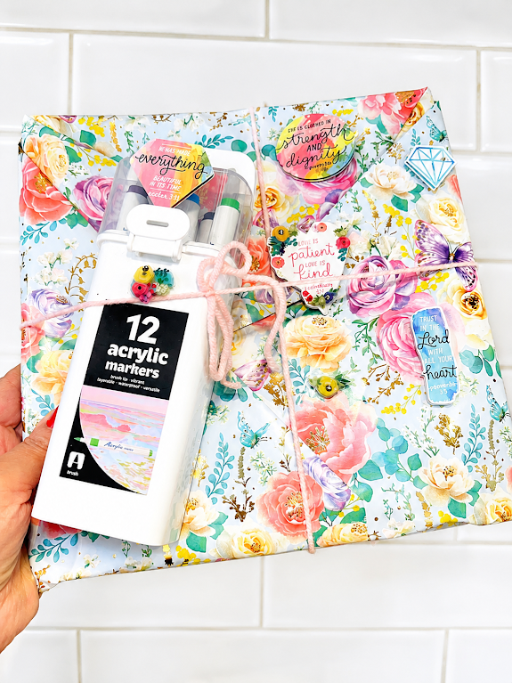 Date with a Coloring Book & Markers Gift Set