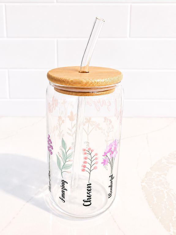 🌸 God Says Glass 16 oz