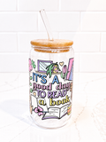 Garden Blooms Glass Tumbler 16 oz Glass