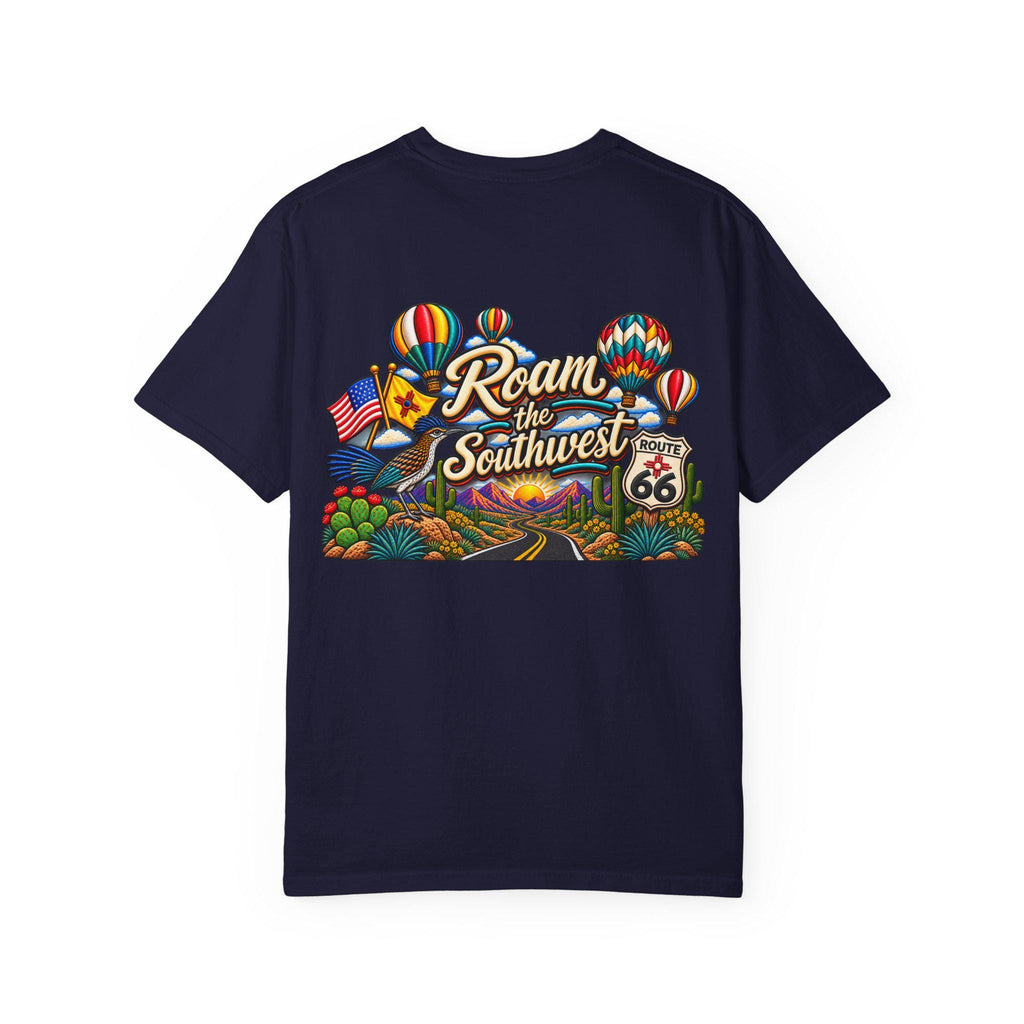 Roam the Southwest T-shirt | Route 66 desert hot air balloon design