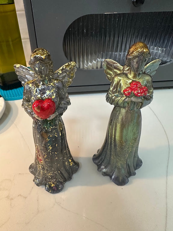 Guardian Angels of Love & Blessings — Handmade Resin Angel Figurines