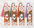 🍂📚 Handmade Fall “Just One More Chapter” Bookmarks – Set of 4