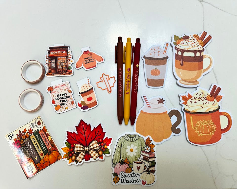 🦃🍂 Thanksgiving Book Box Deluxe Bundle – Cozy Fall Reading & Self-Care Gift Box