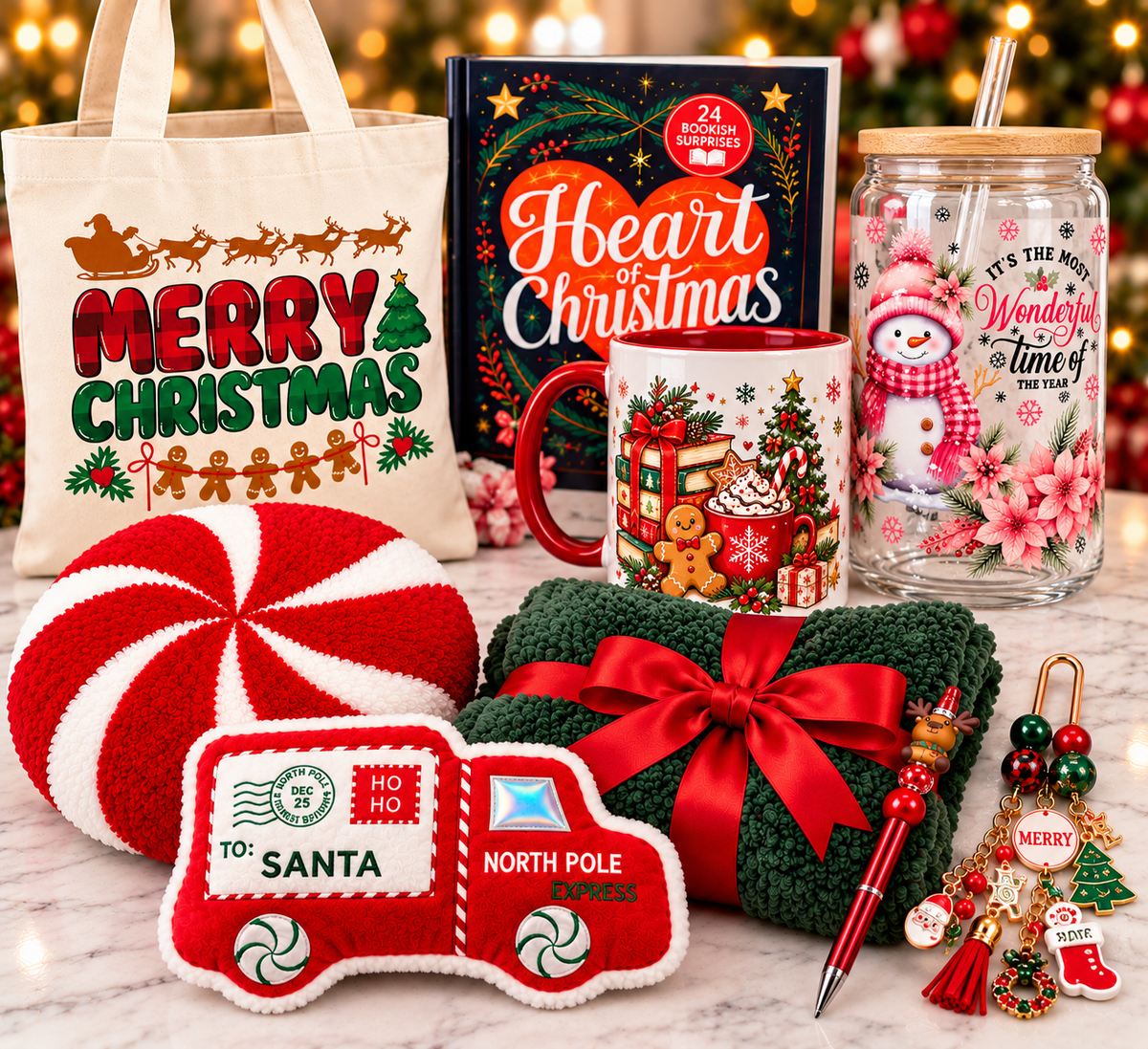 🎄❤️ The Ultimate Christmas Cozy & Romance Bookish Advent Box – Holiday Reading Gift Bundle