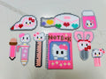 Handmade Sanrio-Inspired Fuse Bead Stationery Set – Cute Kawaii Notebook &amp; Pencil Accessories