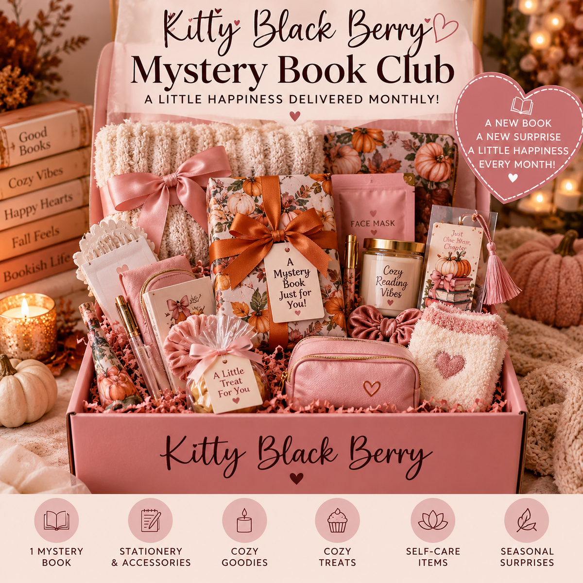 Mystery Book Club – Monthly Book Subscription Box
