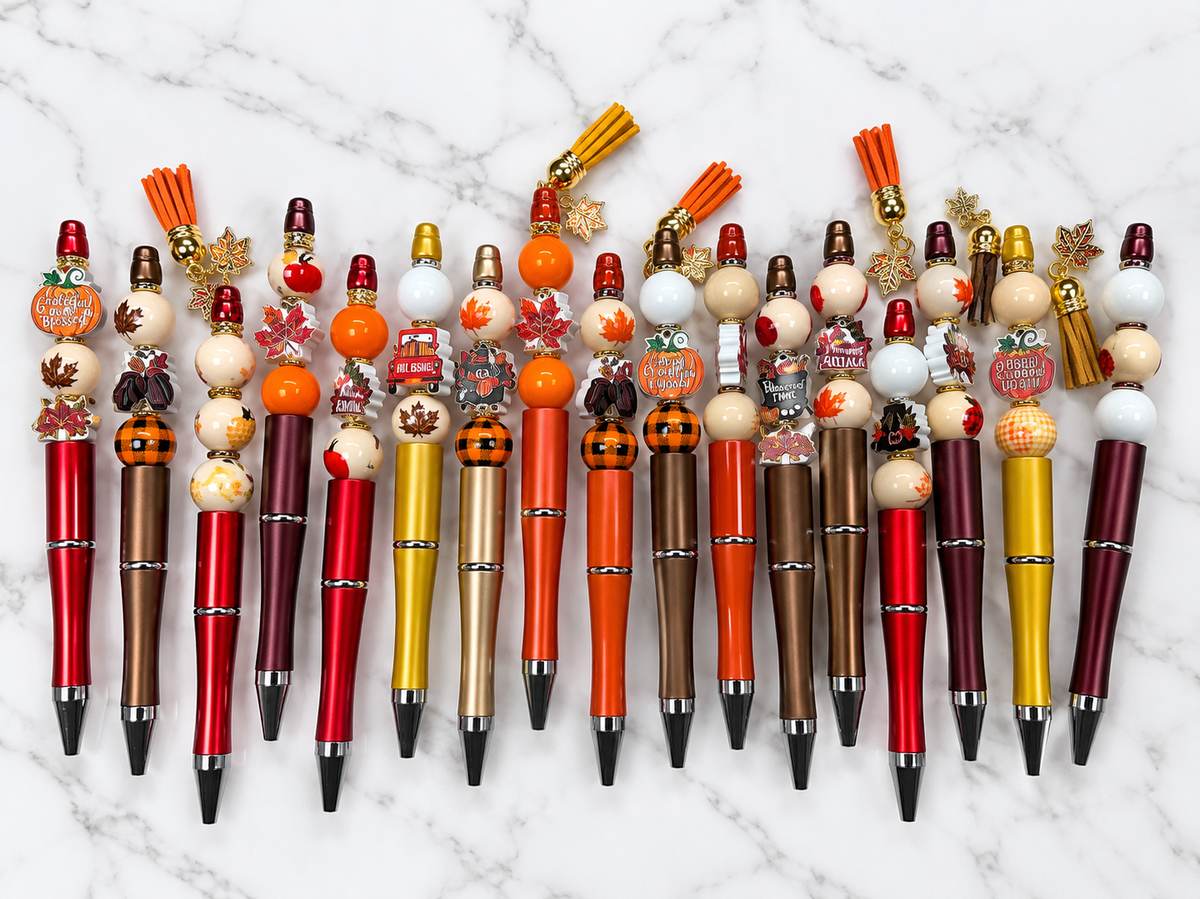 🍂🖊️ Fall & Thanksgiving Handmade Pens – Autumn Writing Pens