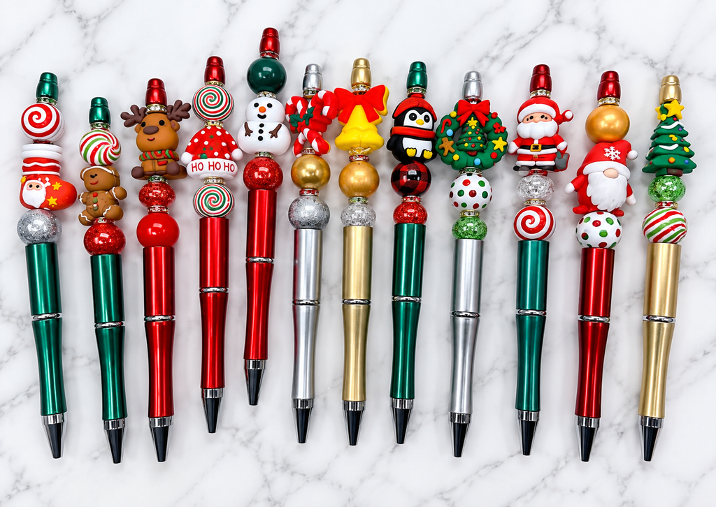 🎄✨ Christmas Holiday Pens – Festive Handmade Christmas Pens