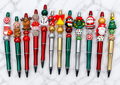 🎄✨ Christmas Holiday Pens – Festive Handmade Christmas Pens