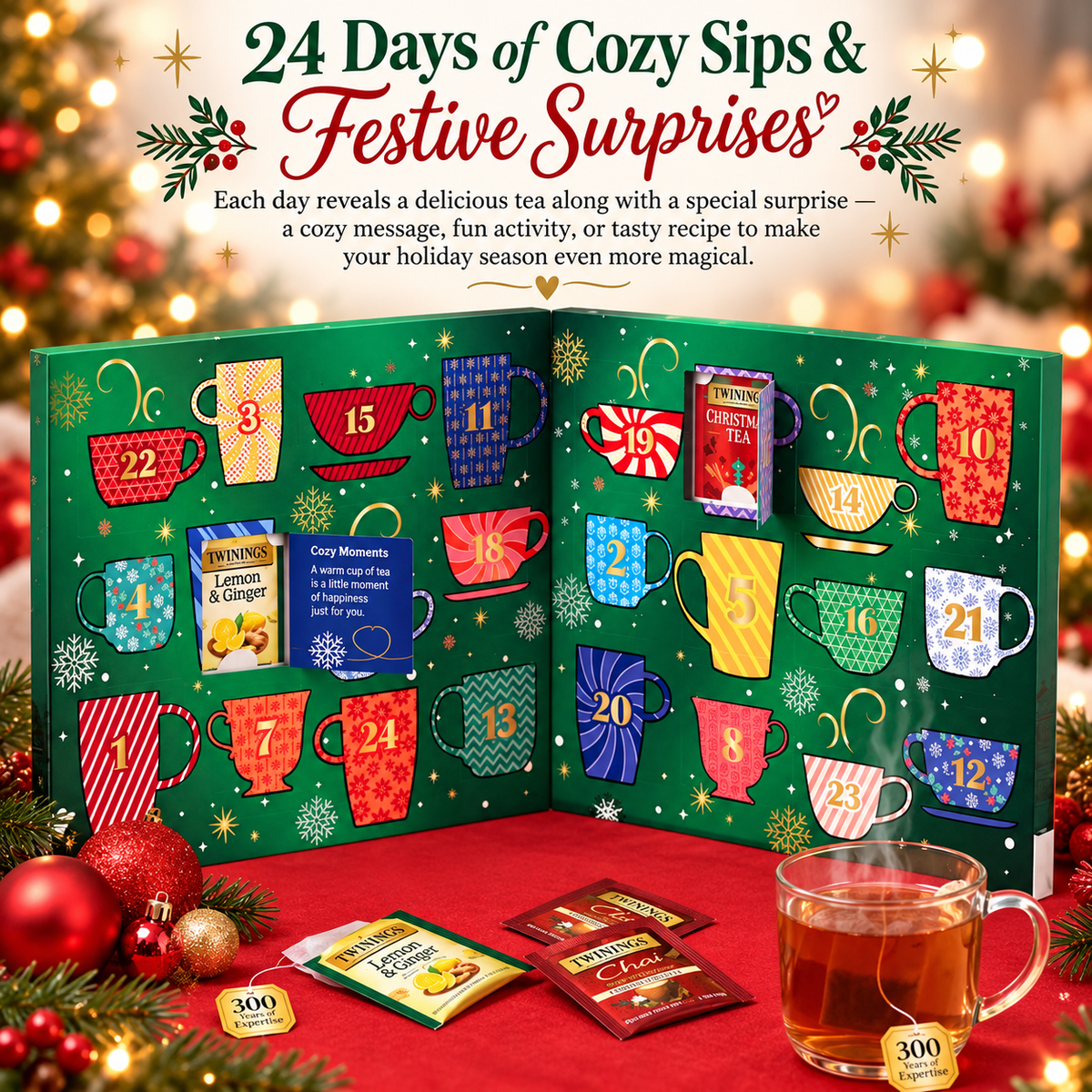 🎄❤️ The Ultimate Christmas Cozy & Romance Bookish Advent Box – Holiday Reading Gift Bundle