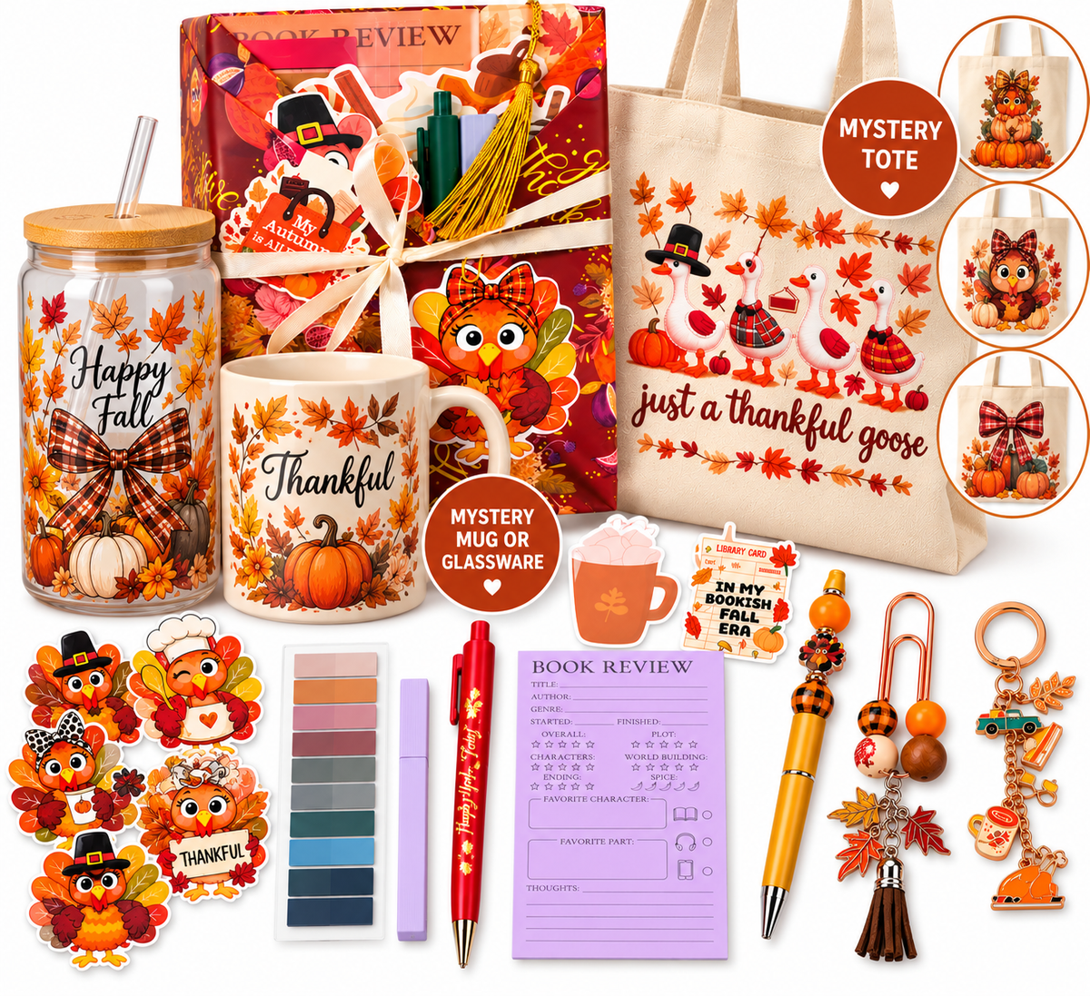 🦃📚 Thanksgiving Date with a Book – Mystery Gift Bundle