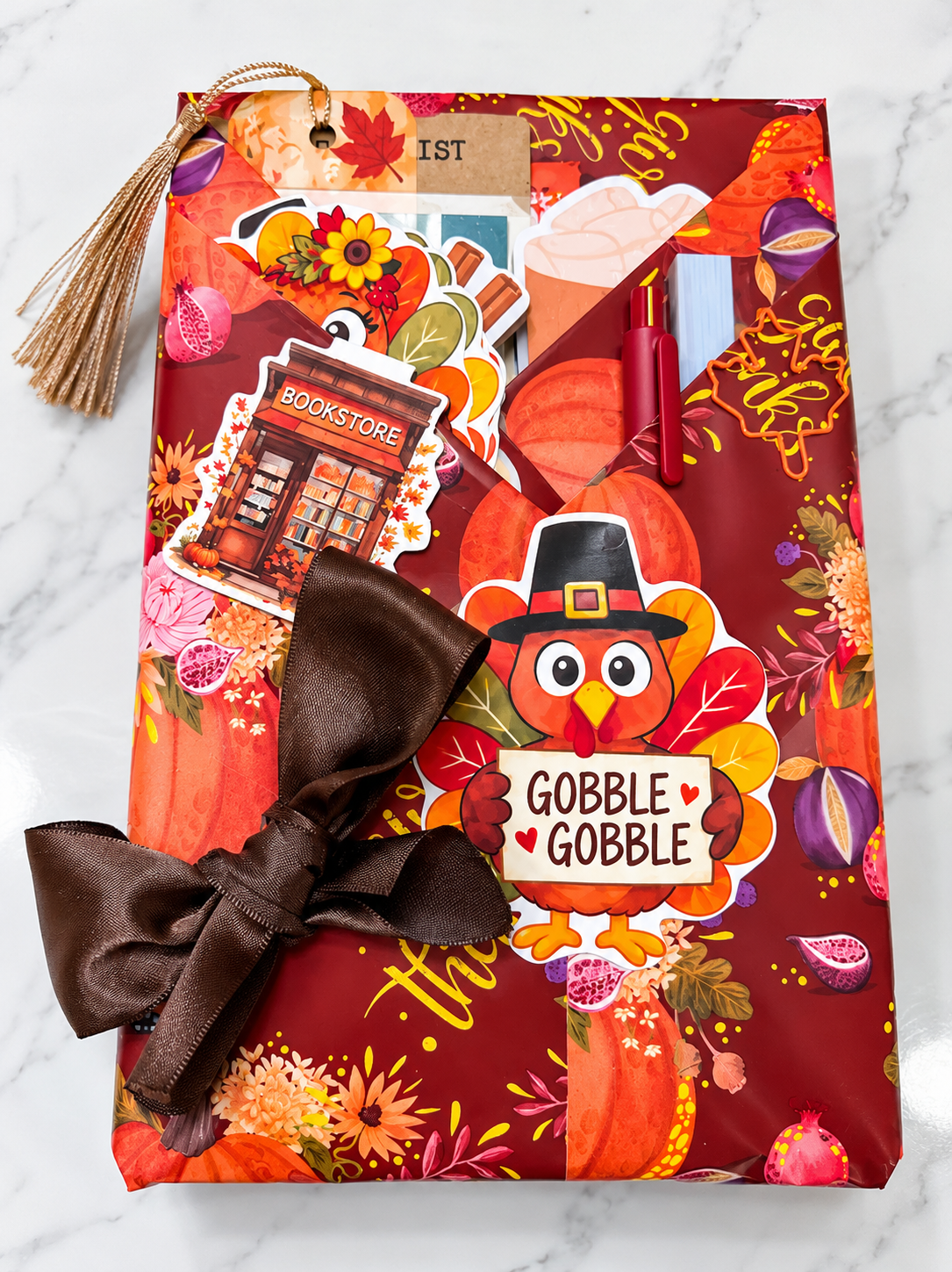🦃🍂 Thanksgiving Book Box Deluxe Bundle – Cozy Fall Reading & Self-Care Gift Box